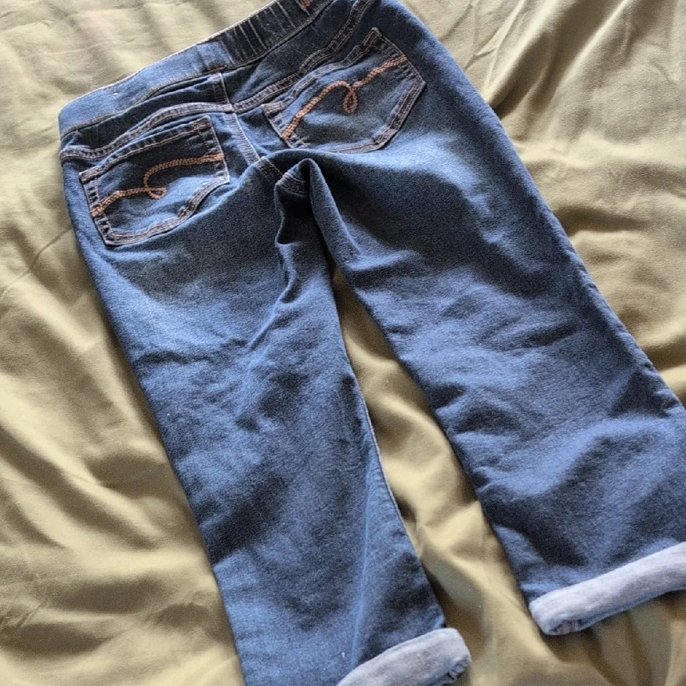 Justice Capri Blue Jeans